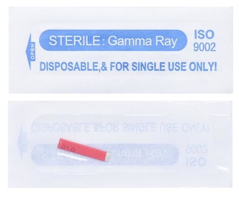 Flat Manual Tattoo Needles 12 14 Pins Microblading CE Certificate